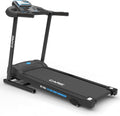 - Tapis de Course connecté -Pliable-Vitesse maximale 14 Km/h- Tapis de Marche Électrique Inclinable et Pliable - 12 programmes d’entraînements -3 inclinaisons