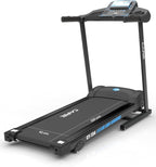 - Tapis de Course connecté -Pliable-Vitesse maximale 14 Km/h- Tapis de Marche Électrique Inclinable et Pliable - 12 programmes d’entraînements -3 inclinaisons