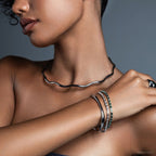 Bracelet Notte - Bracelet Laiton Dorure Or 18k | Éclat Nocturne