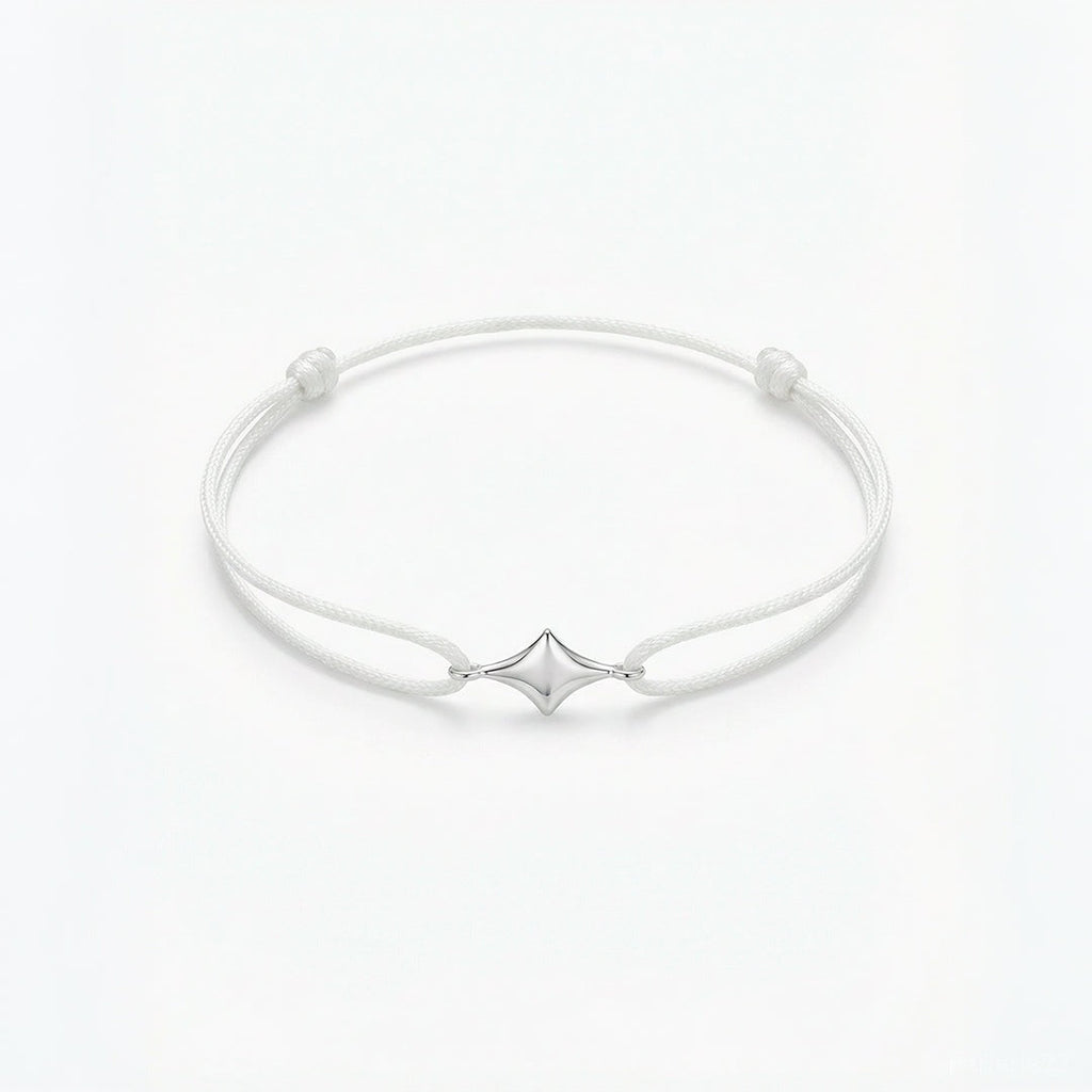 Bracelet Minuit - Bracelet Argent 925 Fil Coloré | Best-seller | Édition Maman
