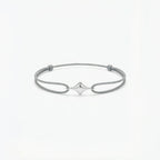 Bracelet Minuit - Bracelet Argent 925 Fil Coloré | Best-seller | Édition Maman