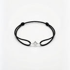Bracelet Minuit - Bracelet Argent 925 Fil Coloré | Best-seller | Édition Maman