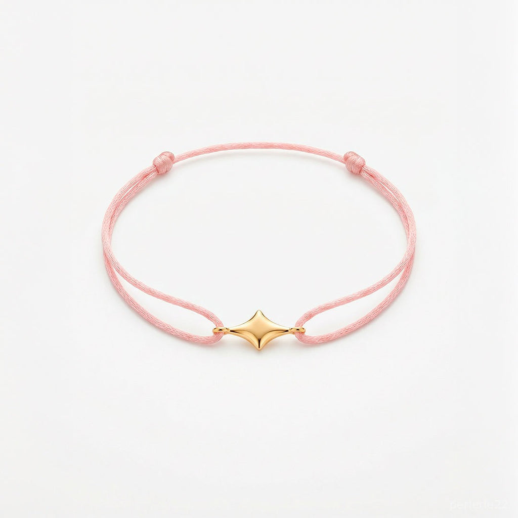 Bracelet Minuit - Bracelet Argent 925 Fil Coloré | Best-seller | Édition Maman