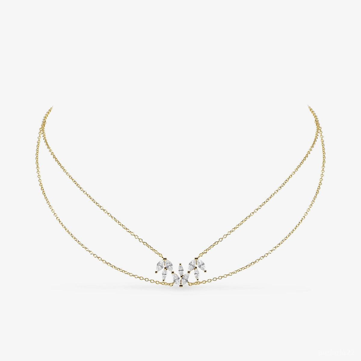 Collier Féline - Collier Créole Argent 925 Doré Or 18k | Design Félins