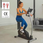 - Vélo d’Appartement Motorisé CV-351 – Masse d'Inertie 10kg - Résistance Magnétique à 16 Niveaux - 7 Programmes d'Entraînement - Selle Ajustable - Connectivité Application Kinomap